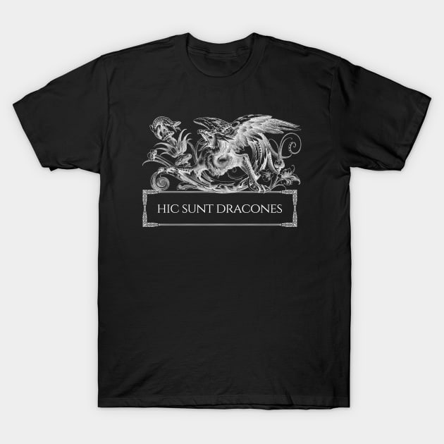 Here Be Dragons T-Shirt by VintageSassy